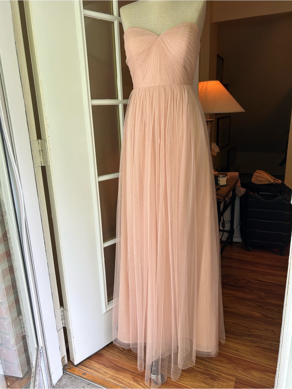 Jenny Yoo Sz 2 Annabelle convertible dress gown cameo pink